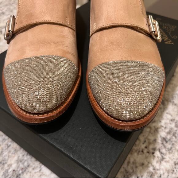 The Office of Angela Scott Mr. Colin Monkstrap Loafers Leather Shoes size 36.5 - Picture 7 of 13